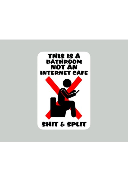 Bu Bir Banyo Internet Kafe Değil, Sh_t & Splıt, Imzala (Plastik Aparattır!!!)