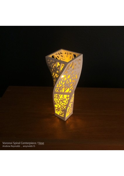 Voronoi Spiral Orta Parçası / Vazo (Plastik Aparattır!!!) fiyatları