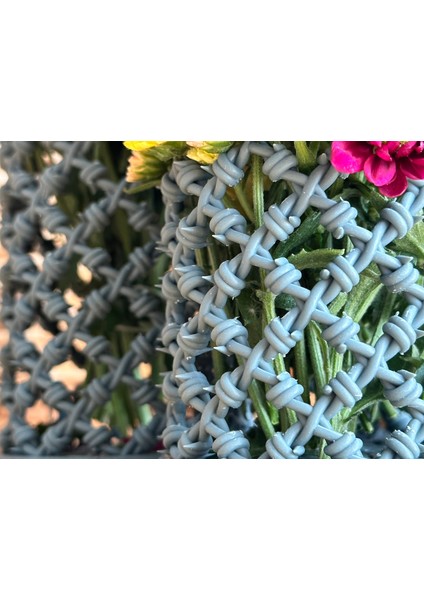 Dikenli Tel Silindirik Vazolar (Plastik Aparattır!!!) modelleri