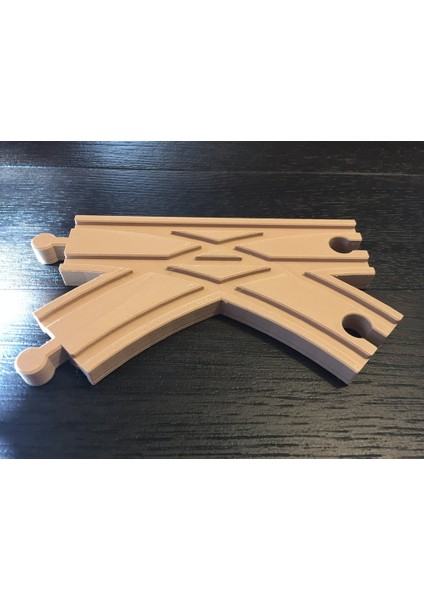 Oyuncak Ahşap Tren Rayları / Oyuncak Ahşap Demiryolu Rayları / Anahtar Çiftli / Brıo Thomas Ikea Ebay Uyumlu (Plastik Aparattır!!!)