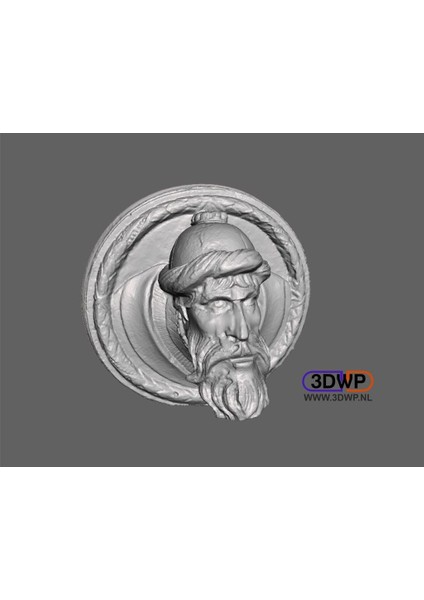 Cannon Heykel Duvar Askısı (Adam Kafası 3D Tarama) (Plastik Aparattır!!!)