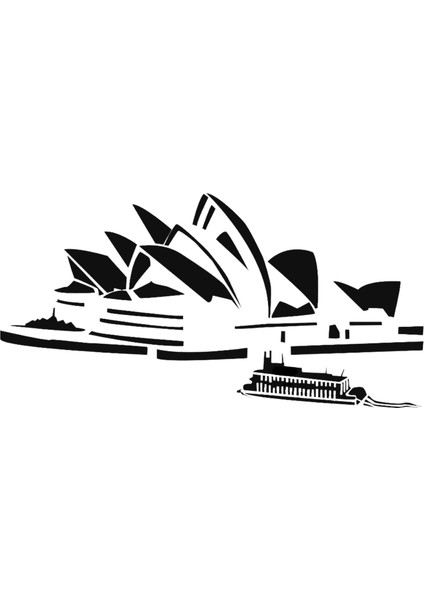 Sidney Opera Binası Şablonu (Plastik Aparattır!!!)