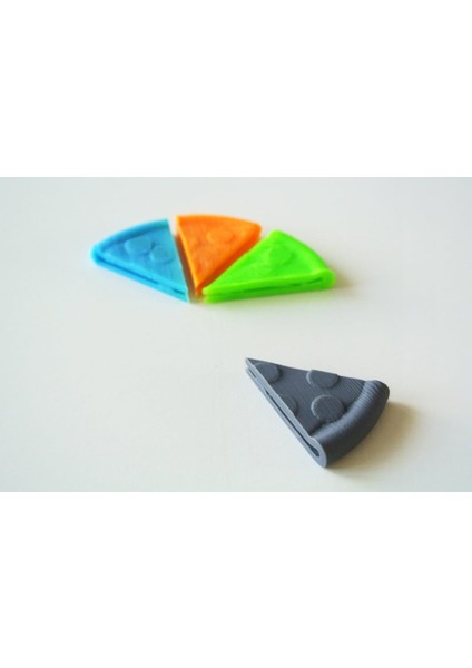 Pizza Şekilli Para Klipsi (Plastik Aparattır!!!)