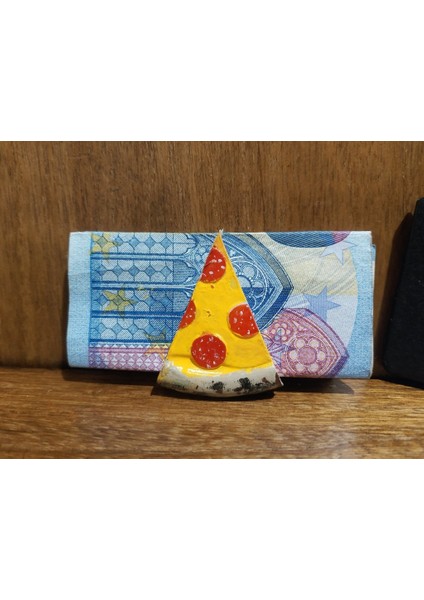 Pizza Şekilli Para Klipsi (Plastik Aparattır!!!) modelleri
