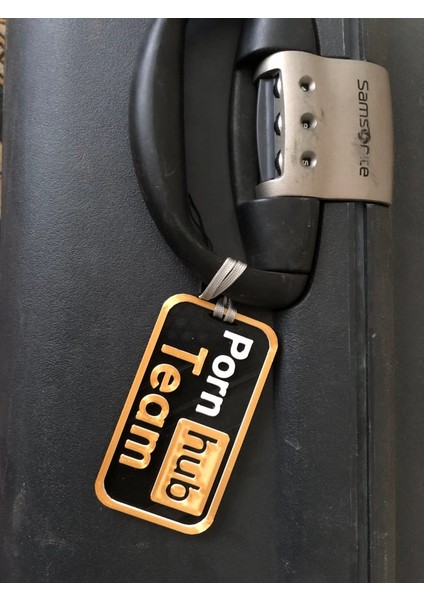 Pornhub Takımı Bagaj Etiketi (Plastik Aparattır!!!)