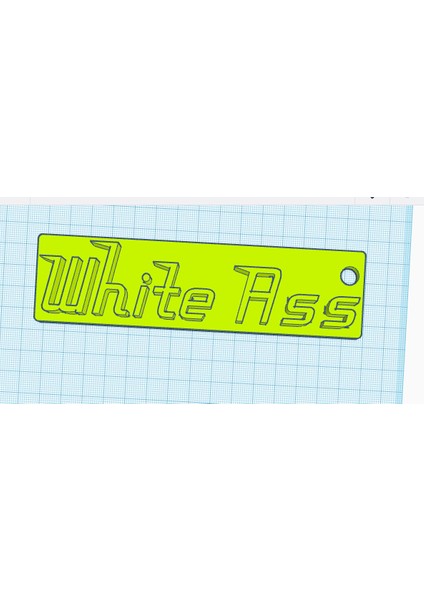 White Pass Railroad Keychain (Komik) (Plastik Aparattır!!!)