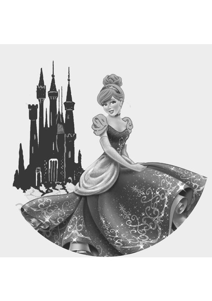 Cinderella Litofan Kolye (Plastik Aparattır!!!)