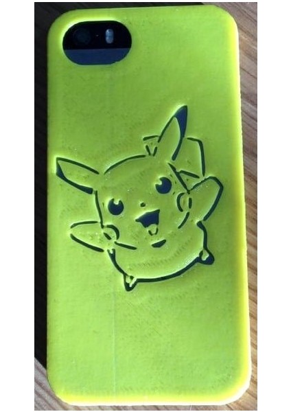 iPhone 5(S) Pikachu Kılıfı (Plastik Aparattır!!!)
