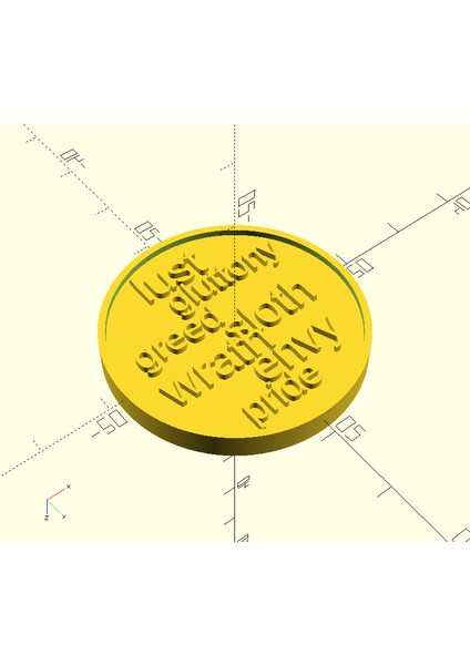 Moive SE7EN Çift Boyutlu (Latin ve En) Hatıra Madeni Para (Plastik Aparattır!!!) modelleri