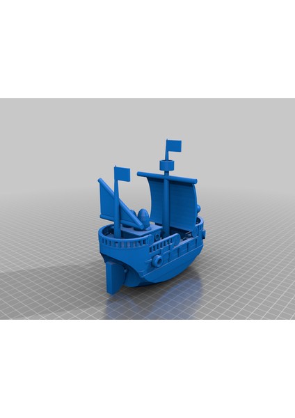 Going Merry Tek Parça Tekne Animesi (Plastik Aparattır!!!)