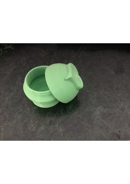 Screwball Kalp Dişli Kapaklı Hap Kutusu Kabı (Plastik Aparattır!!!)