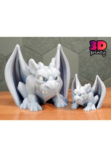 Mini Gargoyle - Heykeltıraş Modeli #10 (Plastik Aparattır!!!)