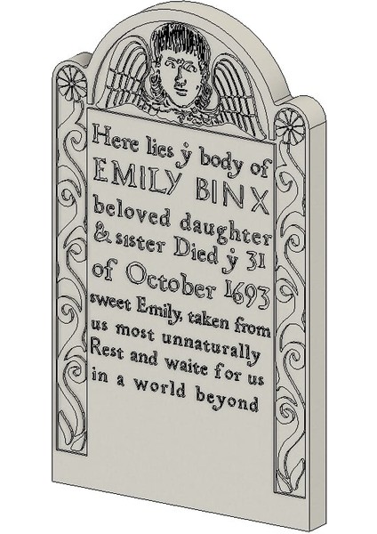 Emily Binx'in Mezar Taşı (Hokus Pokus) (Plastik Aparattır!!!)