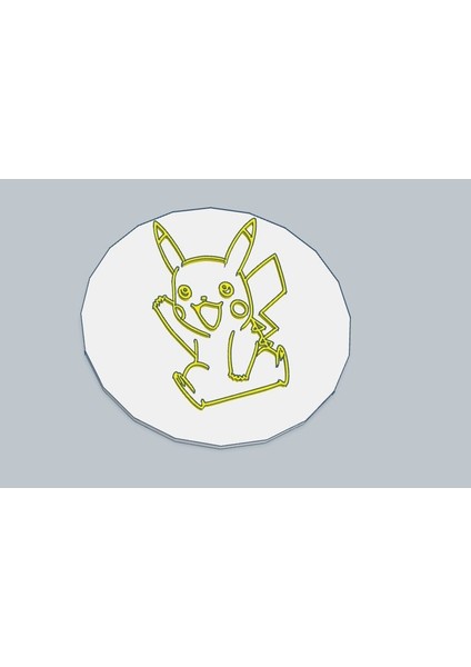 Pikachu Madeni Para (Plastik Aparattır!!!)