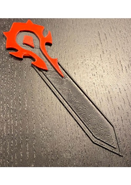 World Of Warcraft Horde Bookmark (Plastik Aparattır!!!)