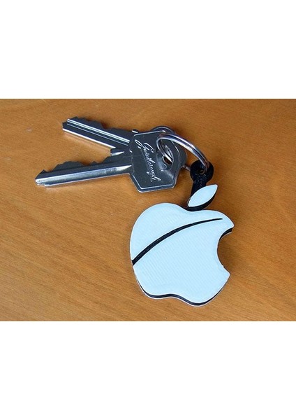 Apple Anahtarlık... Apple / iPhone / iPad Hayranlarının Olmazsa Olmazı 'apple Logosu' Şekilli Anahtarlık (Plastik Aparattır!!!)