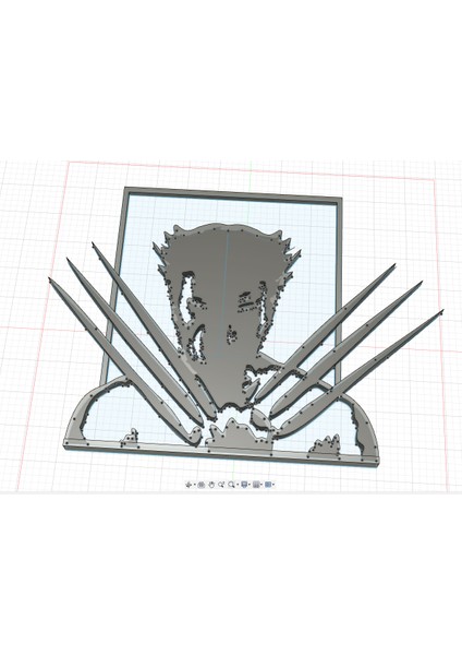 3D Wolverine Duvara Montaj (Plastik Aparattır!!!) fırsatları