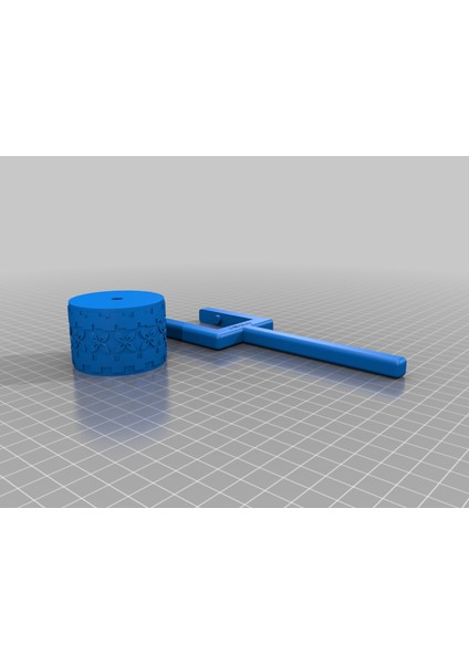 Çömlek 3D Baskı Için Damga Silindiri (Plastik Aparattır!!!)