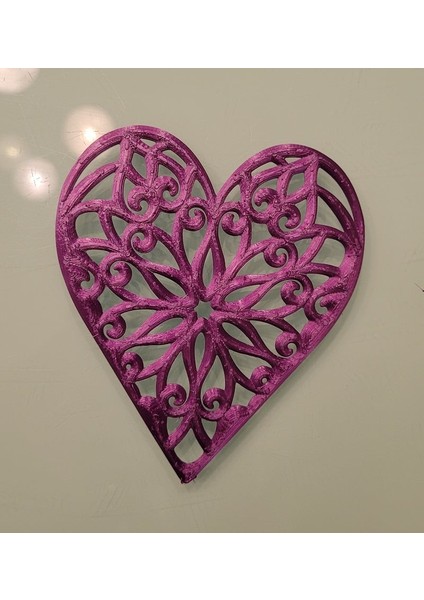 Valentine Heart - Bardak Altlığı, Masa Dekorasyonu, Pasta Üstü ve Daha Fazlası (Plastik Aparattır) modelleri