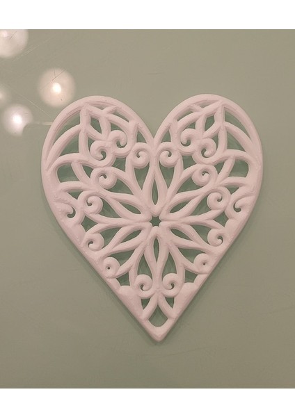 Valentine Heart - Bardak Altlığı, Masa Dekorasyonu, Pasta Üstü ve Daha Fazlası (Plastik Aparattır) fırsatları