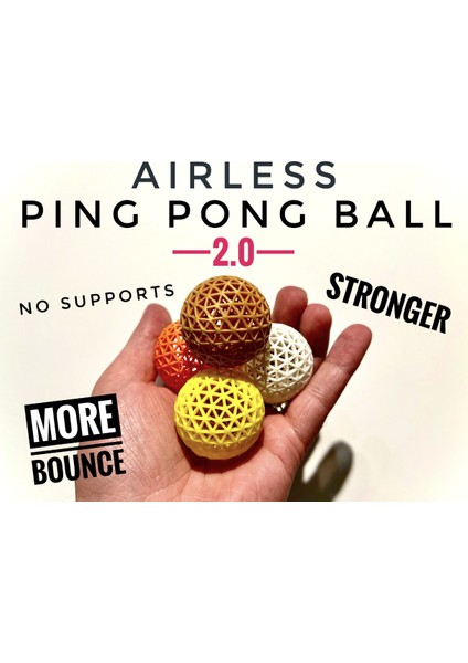 Havasız Ping Pong Topu 2.0 (Plastik Aparattır!!!)