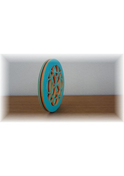 3D Renkli Yaşam Çiçeği Mandala (Plastik Aparattır!!!) fiyatları
