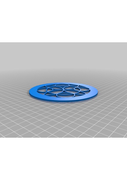 3D Renkli Yaşam Çiçeği Mandala (Plastik Aparattır!!!) modelleri