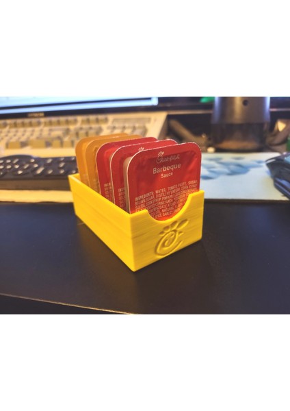 Chick-Fil-A Daldırma Sosları Için Çeşni Caddy (Plastik Aparattır)