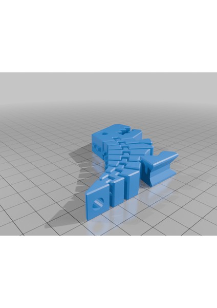 Flexi Dino Anahtarlık (Plastik Aparattır)