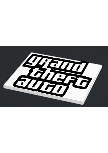 Gta Logosu (Plastik Aparattır!!!)
