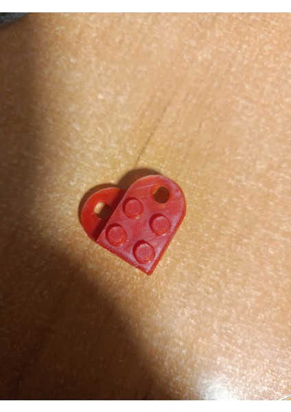 L E G O Gibi Eklemli Kalp Anahtarlık (Plastik Aparattır!!!)