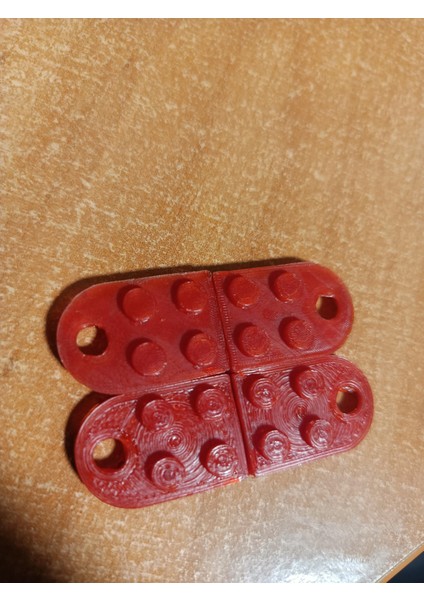 L E G O Gibi Eklemli Kalp Anahtarlık (Plastik Aparattır!!!)