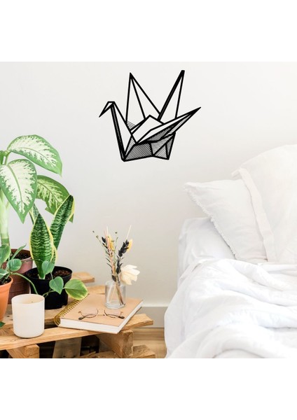 Origami Turna / Jeřáb Duvar Veya Masa Dekorasyonu (Plastik Aparattır) modelleri
