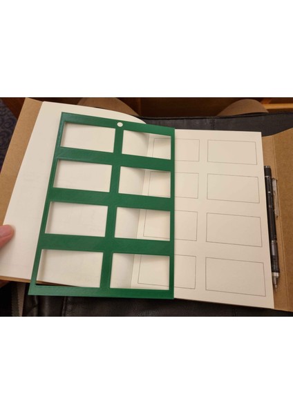 A5 Kitaplar Için Storyboard ve Çizgi Roman Şablonu (Plastik Aparattır!!!)
