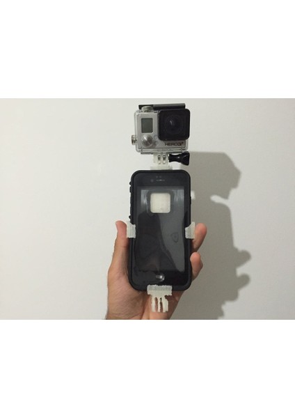 Lifeproof Case Iphone 6 Için Gopro Desteği (Plastik Aparattır!!!)
