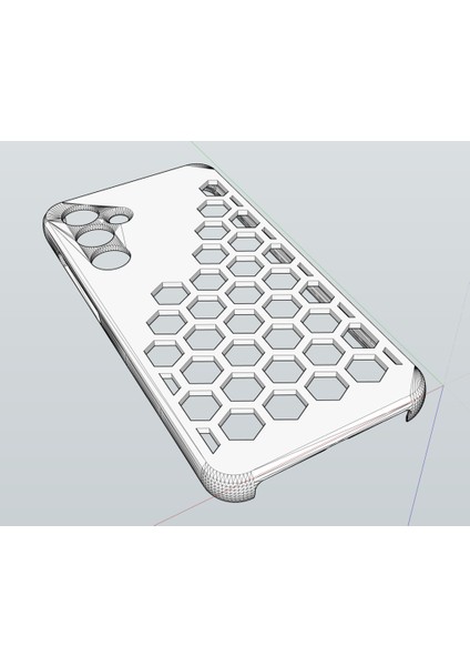 Samsung Galaxy S23 Fe Petek Koruyucu Kılıf (Plastik Aparattır!!!)