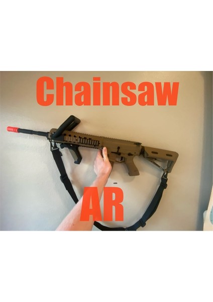 M4 Motorlu Testere Ön Kavrama, M134 Dönüşümü (Airsoft) (Plastik Aparattır!!!)