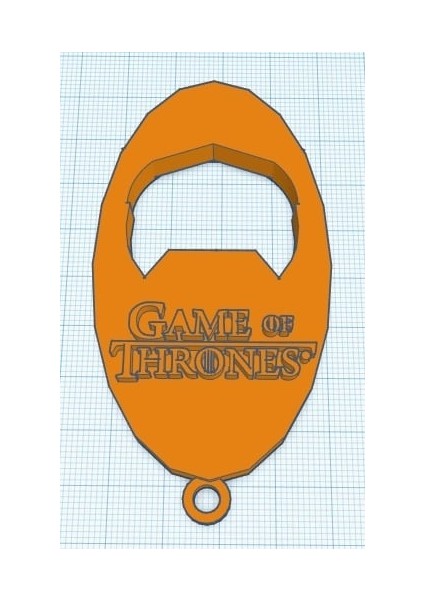 Game Of Thrones Şişe Açacağı (Plastik Aparattır!!!)