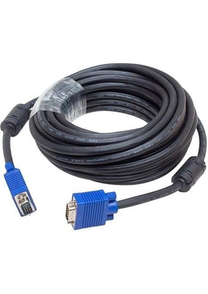 Fırsat Byr PM-4421 15 Pin 3+6 Erkek/erkek 10 Metre VGA Görüntü Kablosu Yeni