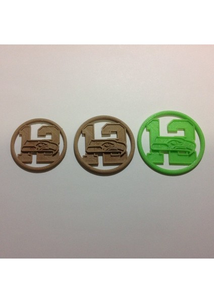 Seahawks Madeni Para/rozet (Plastik Aparattır)