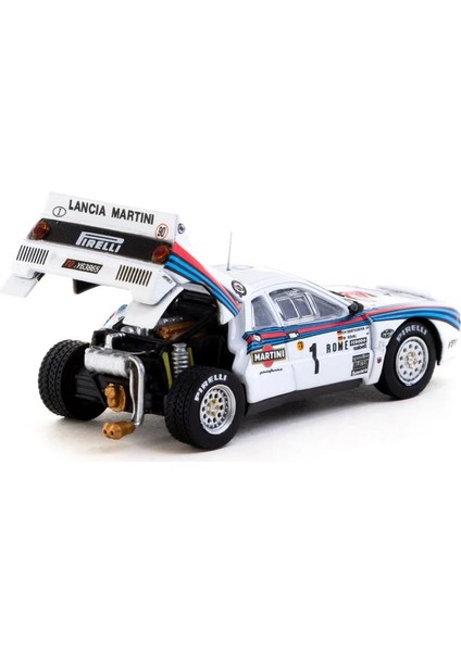 1/64 Lan 037 Rally Rally Monte Carlo 1983 #1 With Tarmac Cards