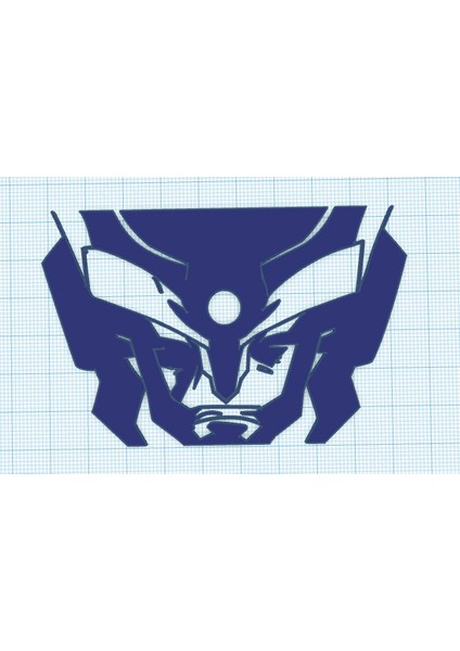 Teng Top Gurren Lagann Yüzü (Plastik Aparattır!!!)
