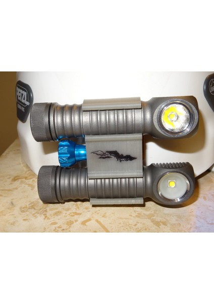 Çift Zebralight Kask Montajı (Gopro) (Plastik Aparattır)