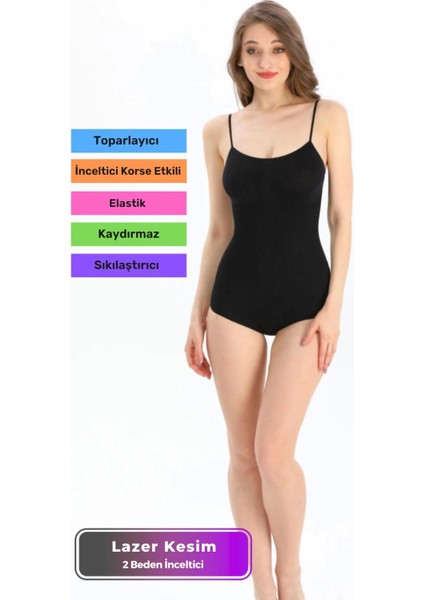 Yeni Sezon Sıkılaştıran Toparlayıcı Vücut Şekillendirici Kaymaz Iz Göstermeyen Rahat Kadın Slip Body
