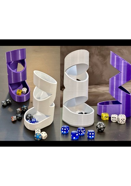 Zigzag (Üçlü Halka) Zar Kulesi ve Yakalama Tepsisi (Plastik Aparattır) fiyatları