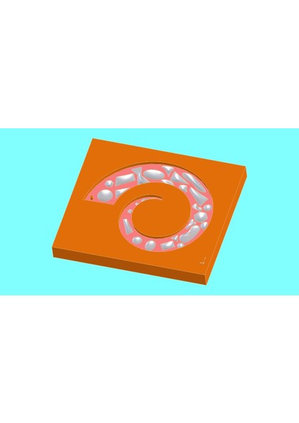 Spiral Sarkan Ikinci Yarı Kalıp (Plastik Aparattır)