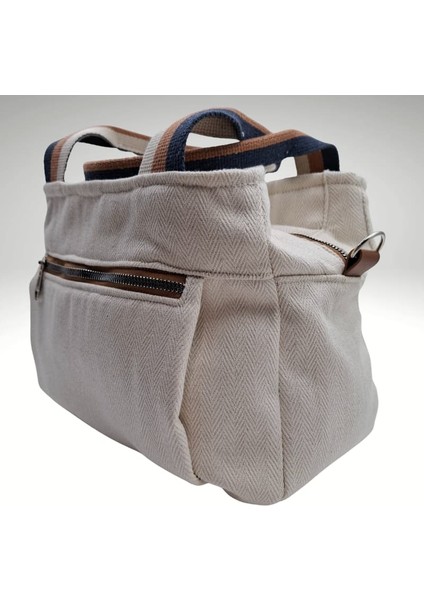 Midi Kilim Desen Triplet Tote Bag, Yazlık Kadın Omuz Çantası fırsatları