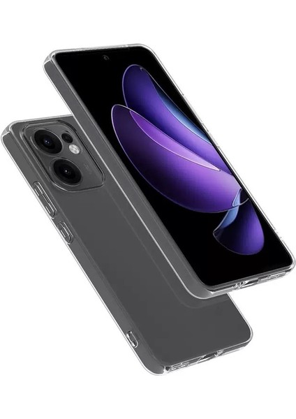 Oppo Reno 13F 5g Kılıf Kamera Korumalı Şeffafsilikon Kapak