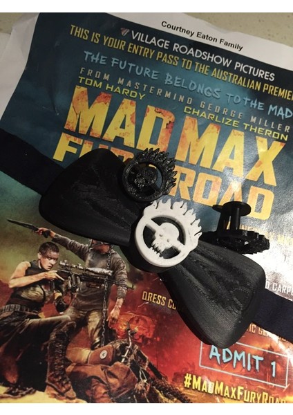 Mad Max Fury Road Premiere Bowtie (Plastik Aparattır!!!)