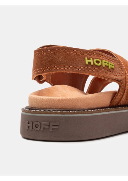 Deri Kahve Kadın Sandalet 12412003 fırsatları